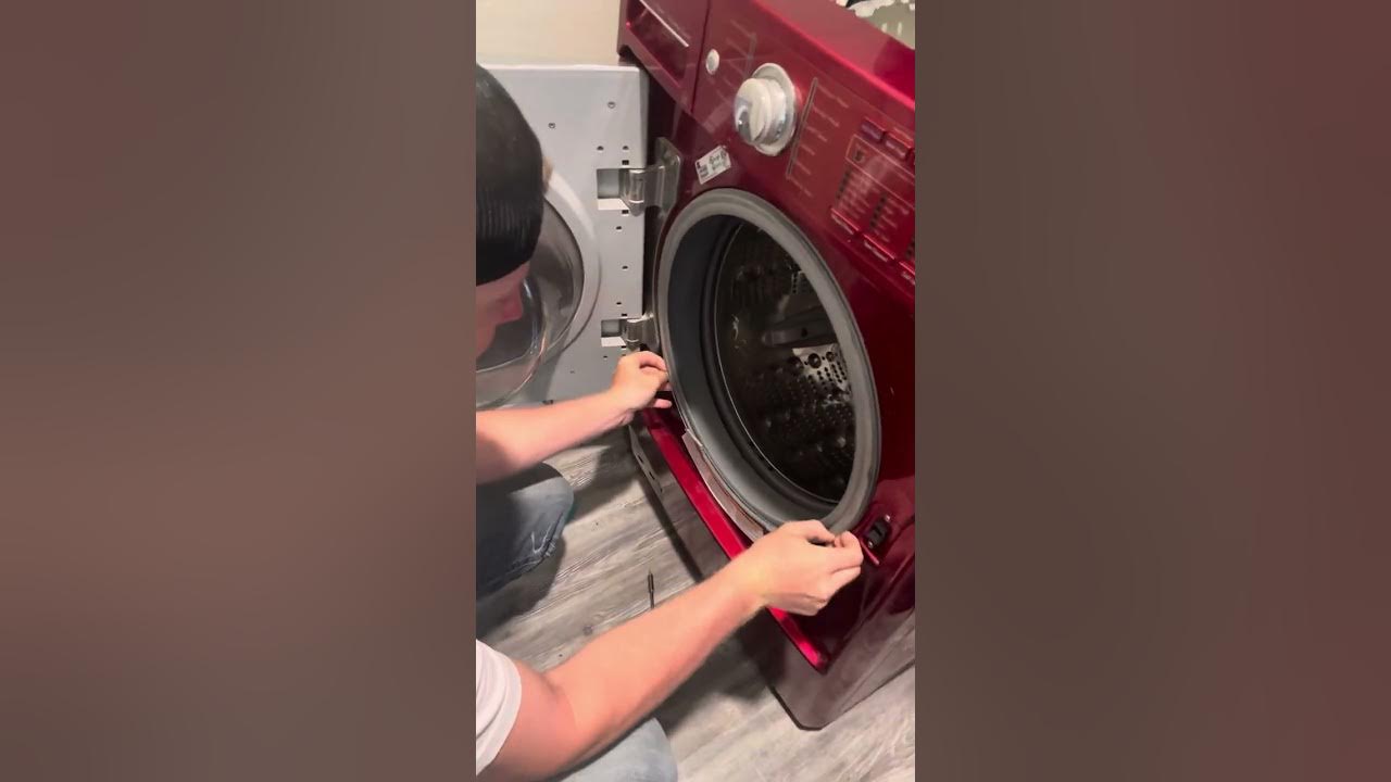 How to put spring back on washer without tool YouTube