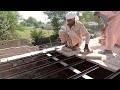 TR Ki Chatt||Tiles And TR Guarder Roofing|| Low Cost Making Building Construction Work#