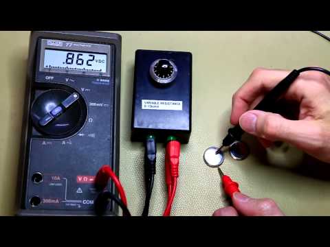 How to Measure a CR2032 Coin cell battery (#006)