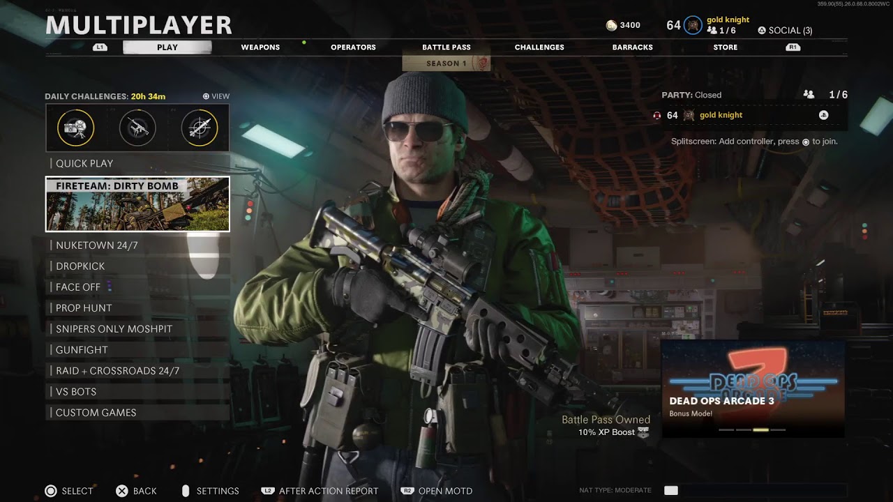 PS4 pro Call of Duty Black Ops Cold War multiplayer crossplay days 1 YouTube