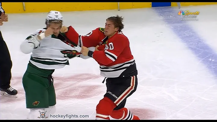 Marcus Foligno vs John Hayden Oct 12, 2017
