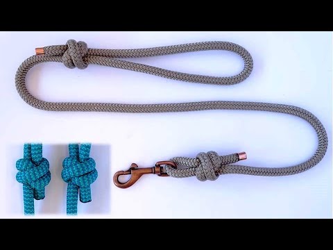 Make a Dog Leash out of Single Rope - Matthew Walker Knot Version - DIY - CBYS Tutorial