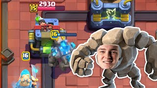 Golem Spirit Empress Top Ladder Push! - Clash Royale