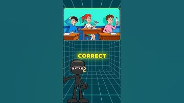 Wie is er aan het valsspelen? #quizchallenge #quiz #triviatricks #brainteaser