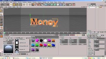 Cinema 4D Tutorial Multiple Materials On Text