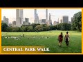 【4K】Sunny Summer Day Walk in Central Park New York