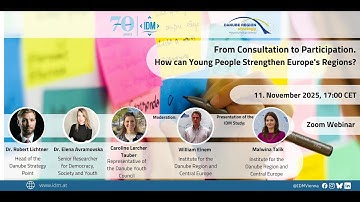 From Consultation to Participation. How Can Young People Strengthen Europe’s Regions?