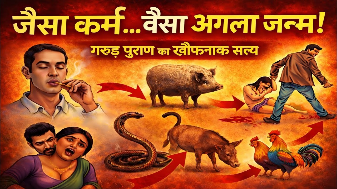 मरने के बाद इंसान कुत्ता, सुअर, साँप क्यों बनता है? | गरुड़ पुराण का खौफनाक सच