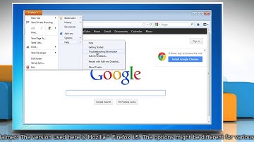How to Reset Mozilla Firefox in Windows 7 to fix issues with it