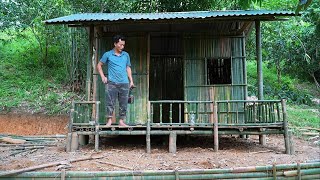 After much effort, Trieu Luc finally finished the house.
