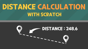 How to CALCULATE DISTANCES - Scratch Tutorial
