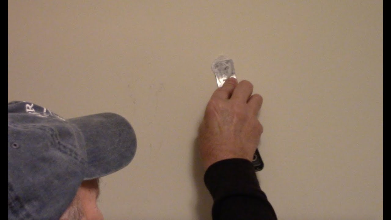 How To Fix A Hole In The Wall - Repair A Small Hole In The Wall - YouTube - How To Fix A Small Hole In A Wall