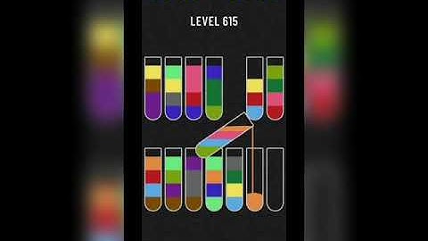 Water sort puzzle level 615