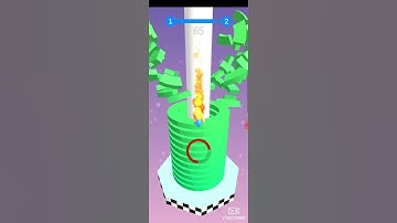 Stack Ball Level 1 Gameplay