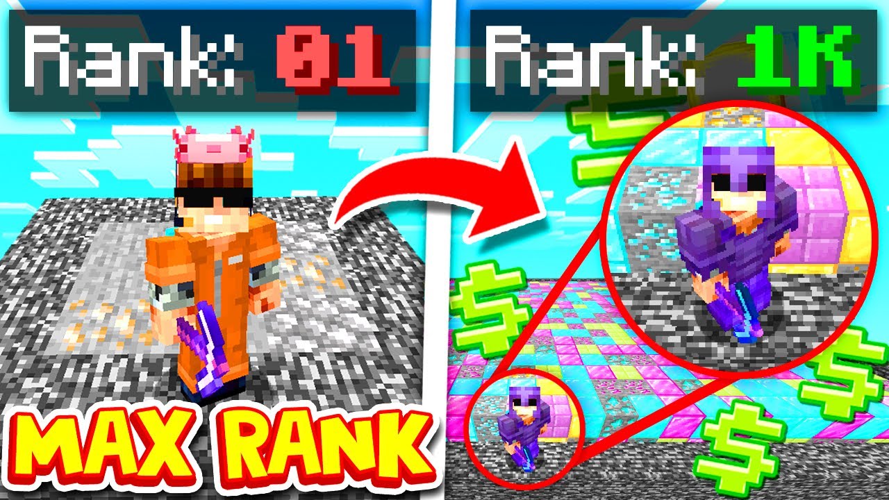 Prison Ranks Minecraft How we HIT THE MAX RANK (A-Z) in MINECRAFT: PRISONS?! | Minecraft OP ...
