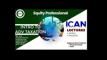 Introduction to Advanced Taxation