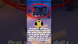 how to get blood gems fast to get stalker class #survivetheapocalypse #roblox #shorts #viral #fyp