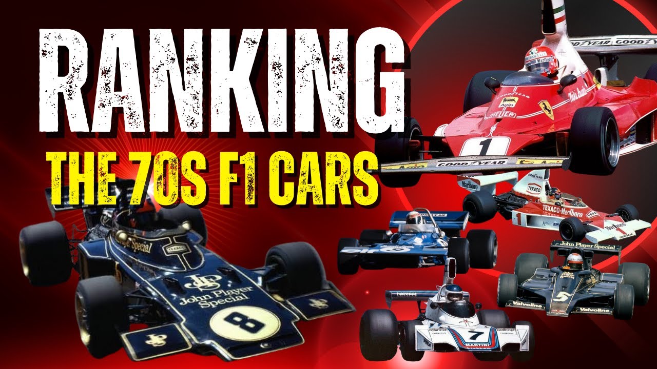 The 10 Most Succesful F1 Cars of The 1970s | F1 Ranking - YouTube