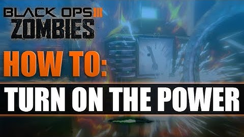 BO3 Zombies - How to turn on Power/Electricity in Shadow of Evil (Tutorial)