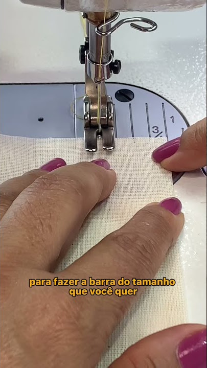 Aprenda mais uma dica de como costurar reto