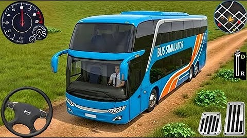 Offroad Bus Simulator 3D Game  - City Coach Bus Simulator Game 2025 - Andriod Gameplay