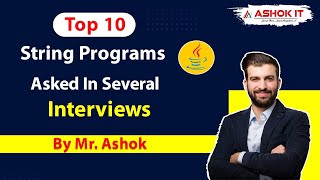 Top 10 String Interview Questions On Logical Programs  Explained Coding