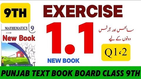 Wiskunde klas 9 Nieuw boek Oefening 1.1 Vraag 1-Oefening 1.1 Vraag 1-Wiskunde klas 9 E.X 1.1