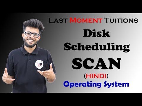 SCAN Disk Scheduling Algorithm in Hindi  | Operating System Lectures in Hindi