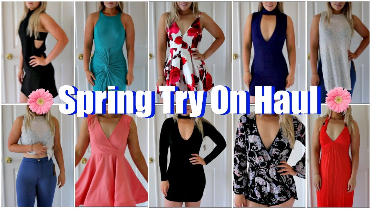 HUGE Spring Try On Haul 2016 | Fashion Nova, Windsor, HMS + More!