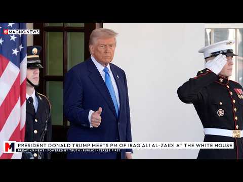 🇺🇸|🇮🇶 President Donald Trump meets Prime Minister of Iraq Ali al-Zaidi at the White House [LIVE]