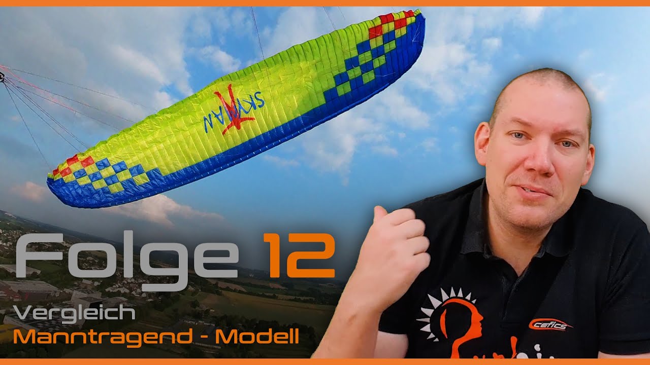 JoeOnLines Folge 12 | RC Paragliding - Vergleich Skyman Cross Country 3 Modell VS manntragend