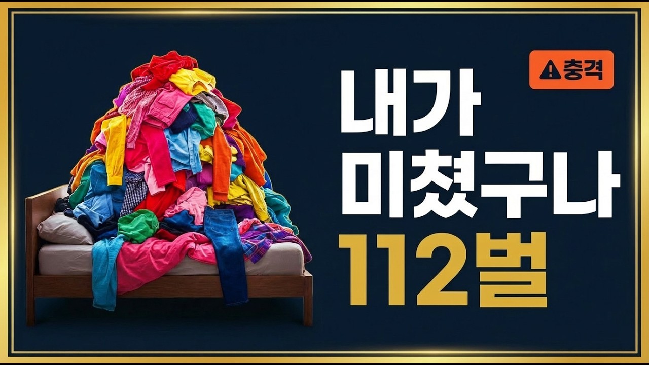 [시각적 충격요법] 옷장 비우면 인생이 바뀌는 이유! 옷장에서 112벌 꺼냈더니... 