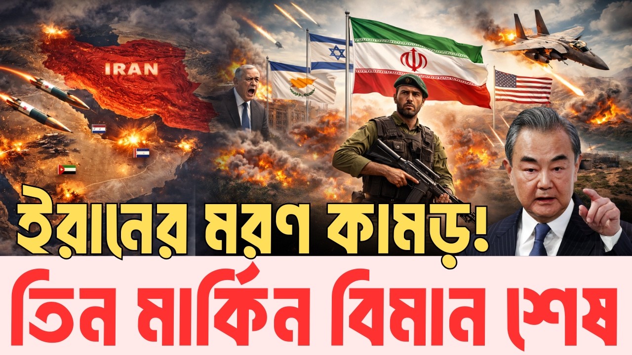 পাগলাঘণ্টি বাজাচ্ছে ইরান! নে/তানি/য়াহুর অফিস গুড়া, ই/সরায়েল কাঁপছে! মার্কিন বিমান ধ্বংস | InfoTalkBD