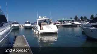 Docking a 460  Sea Ray