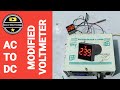 How to modify ac digital voltmeter||ac voltmeter to dc voltmeter