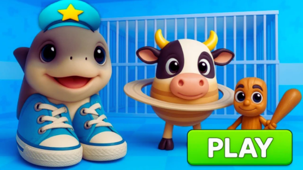 Wild Fun with Italian Baby Animal Family Prison Escape Run Obby in Roblox