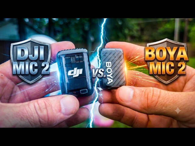 BOYA Mic 2 vs. DJI Mic 2: Magnetic Wireless Mics for Vlogs