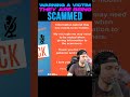 WARNING PEOPLE THEY ARE BEING SCAMMED! #shorts