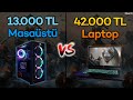 13.000 TL Masaüstü PC vs 42.000 TL Laptop | 11 Oyunda 1080p Ultra FPS Kıyaslaması