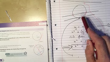 33  Intersections of Straight LInes and Circles Chapter 6 section 3 Edexcel Pure AS Level Maths
