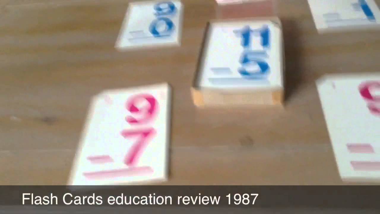 Flash cards education Review YouTube
