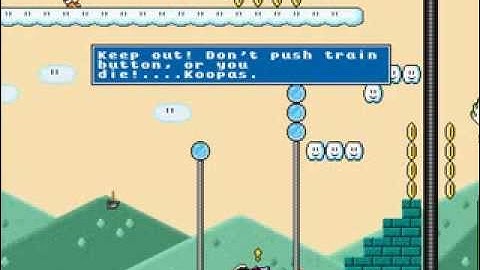 SMBX Experiments: Riding on train