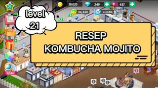MY CAFE : LEVEL 21. RESEP KOMBUCHA MOJITO #mycafegame
