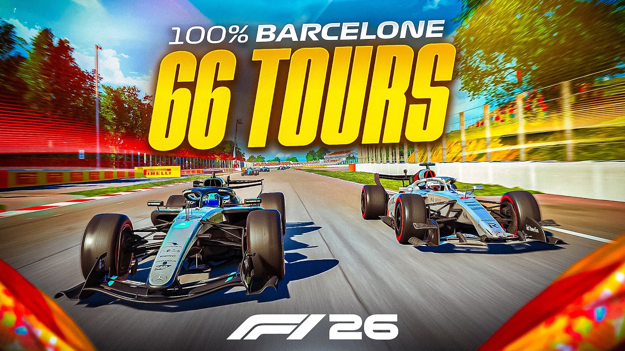 LE 1ER 100% SUR F1 26 !!! - 100% Barcelone F1 26