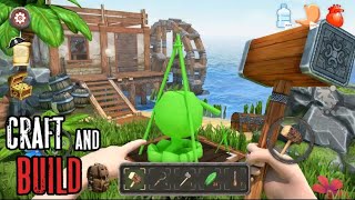 Survival Raft: Lost on Island Part 1 shark land desert island gameplay screenshot 5