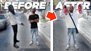 SKWIIID GIVES HOMELESS MAN A MAKEOVER… VERY INSPIRATIONAL!