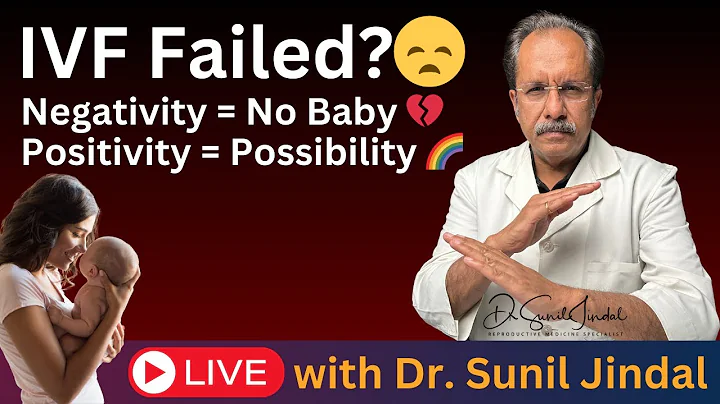 IVF Failure & Negativity: Why It Blocks Your Pregnancy|Dr. Sunil Jindal LIVE The Power of Positivity
