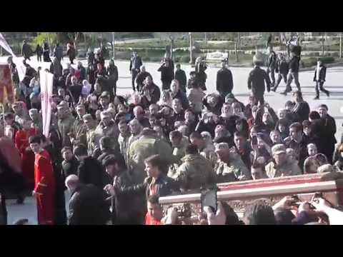 წმ. გაბრიელ აღმსარებლის გაცილება სამების ლავრიდან