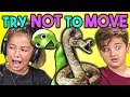 Kids React To TRY NOT TO MOVE Challenge #3