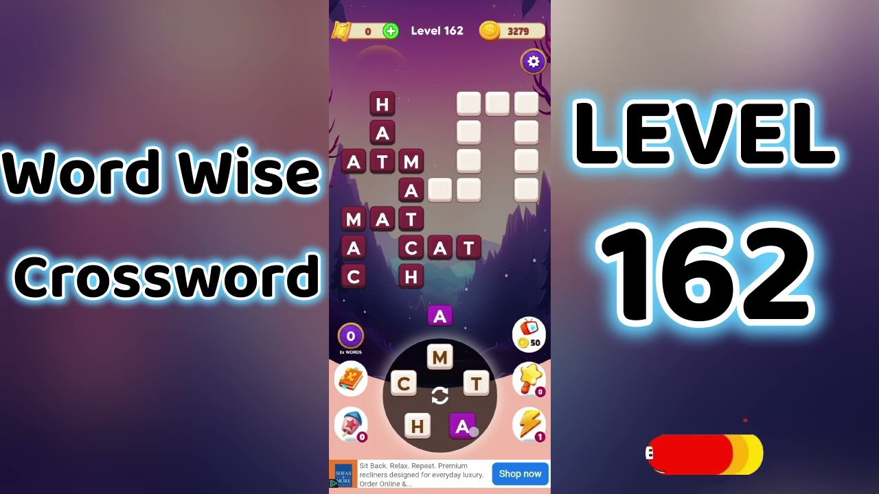 Word Wise Crossword Level 162 🧩 | Smart Crossword Puzzle Walkthrough | Go Answer